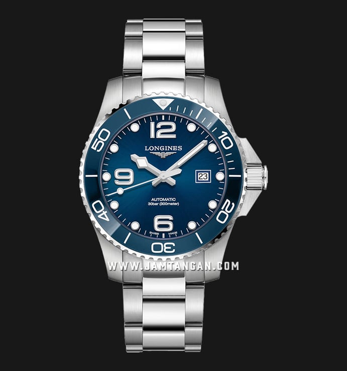 Longines HydroConquest L37824966 Automatic Blue Sunray Dial Stainless Steel Strap