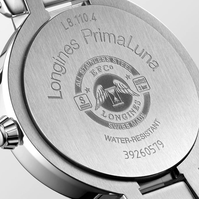 Longines Primaluna L81104716 Silver Dial Stainless Steel Strap