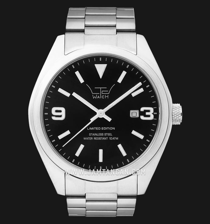 LTD Watch LTD-280102 Black Dial Stainless Steel Strap LIMITED EDITION