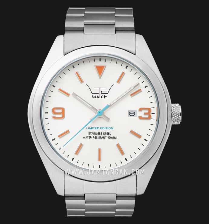 LTD Watch LTD-280104 White Dial Stainless Steel Strap LIMITED EDITION