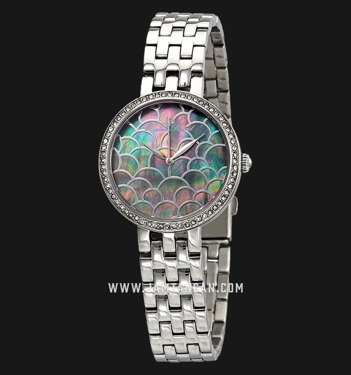 Lucien Piccard Ava LP-28022-11MOP Mother of Pearl Dial Stainless Steel Strap