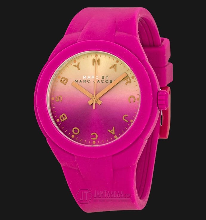 Marc Jacobs MBM5538 X UP ink Dial Pink Silicone Ladies Watch