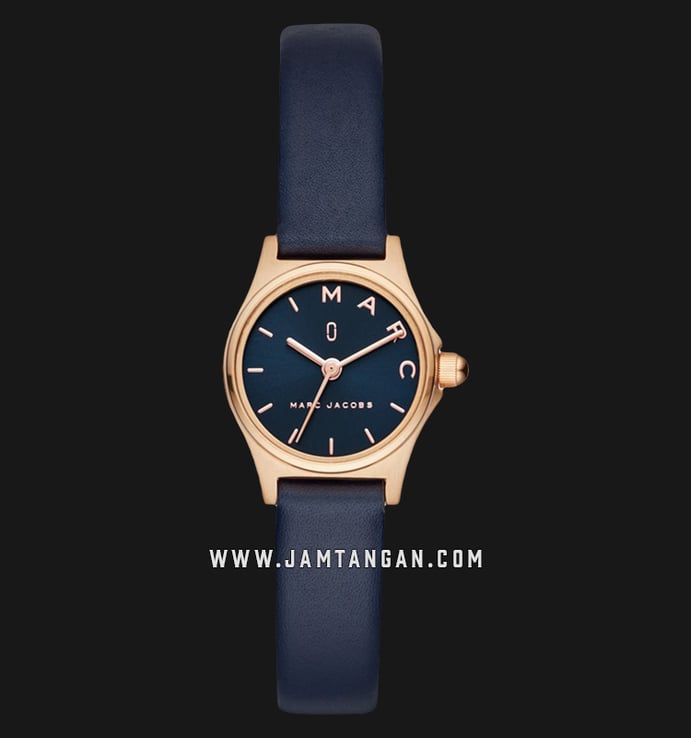 Marc Jacobs Henry MJ1611 Blue Dial Blue Leather Strap