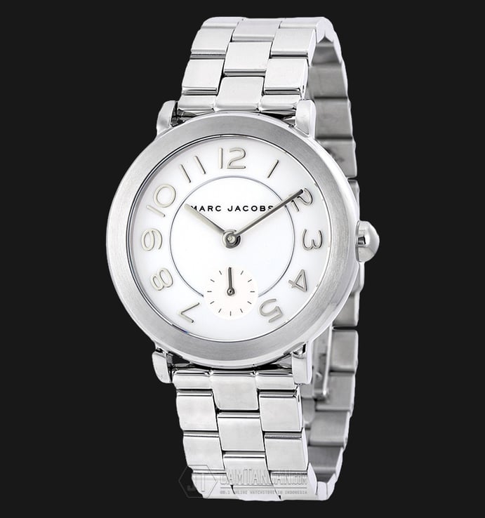 Marc Jacobs MJ3469 Riley White Dial Stainless Steel Watch