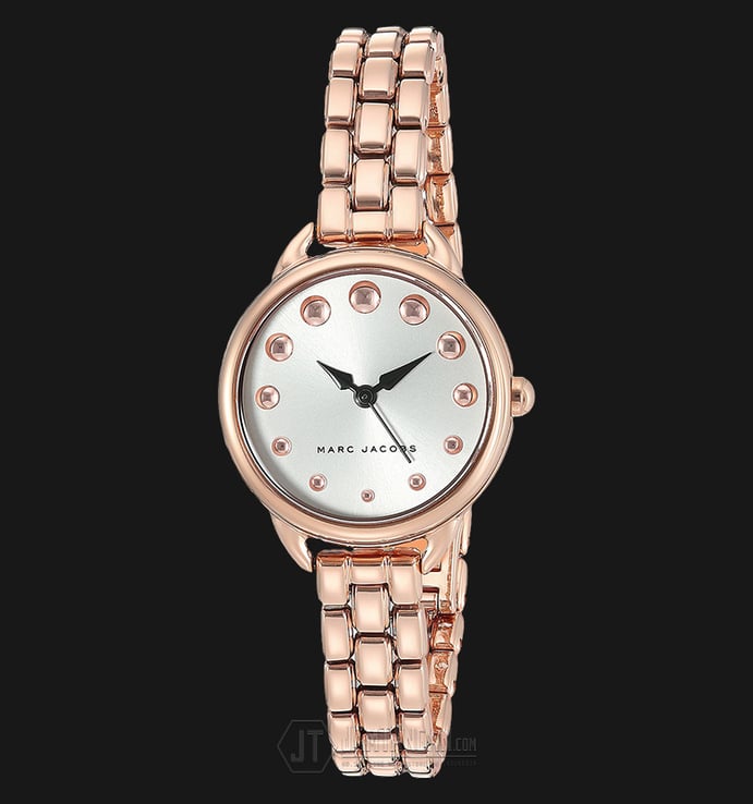 Marc Jacobs MJ3496 Betty White Dial Rosegold Stainless Steel Watch