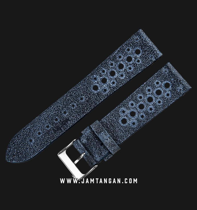 Strap Jam Tangan Martini 50s C175008-22X20 22mm Navy Leather - Silver Buckle