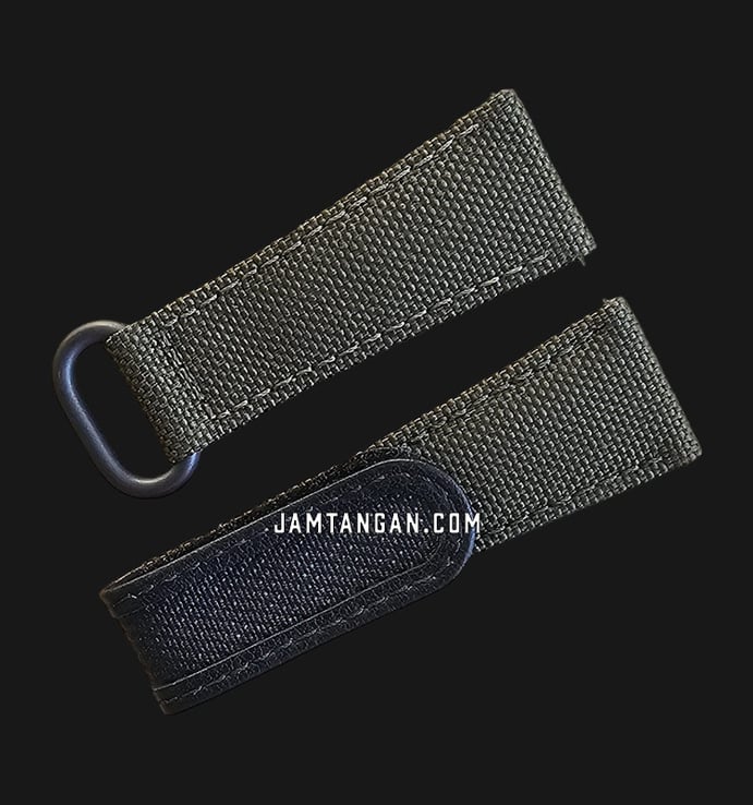 Strap Jam Tangan Martini I115003-20X16 20mm Forest Green Nylon - Stainless Steel Band Loop