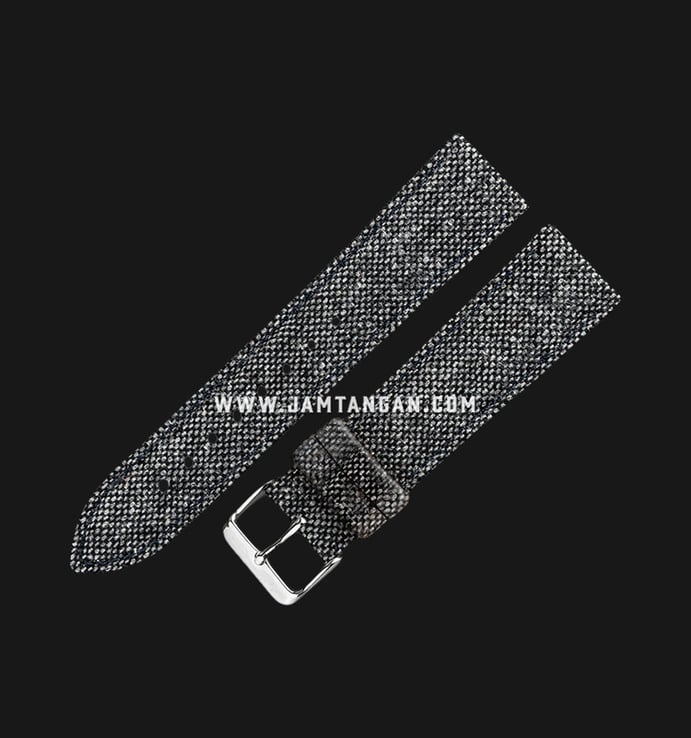 Strap Jam Tangan Martini Bitanto I130003-22X20 22mm Grey Fabric - Silver Buckle