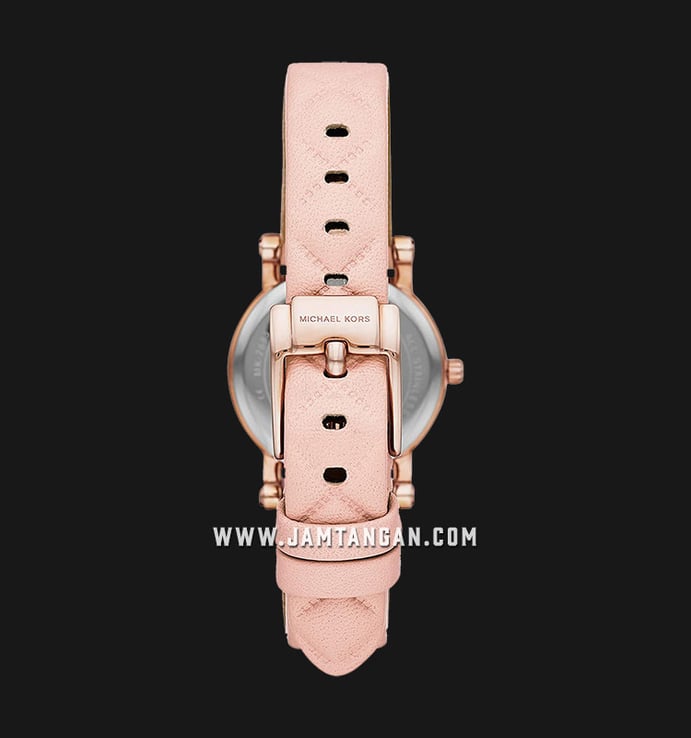 Michael Kors Petite Norie MK2683 Rose Gold Dial Pink Leather Strap