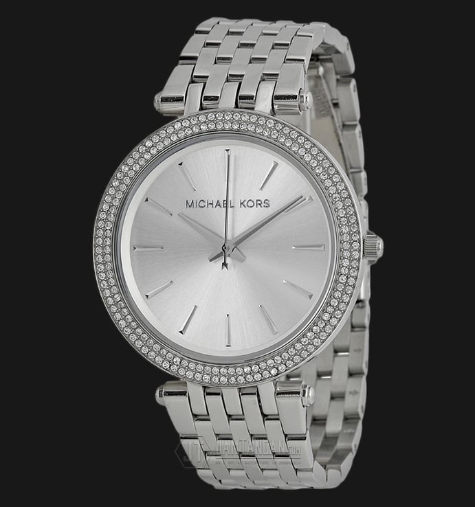 Michael Kors MK3190 Darci Silver Dial Stainless Steel Strap