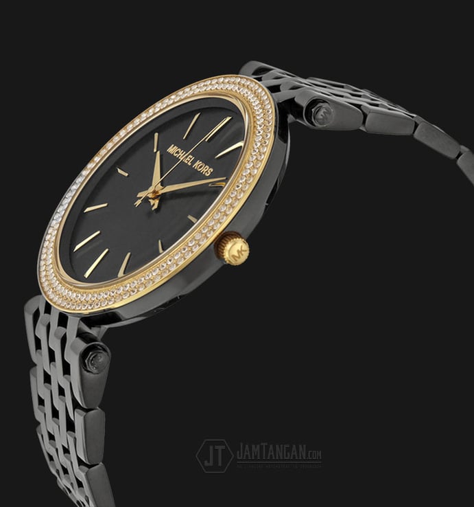 Michael Kors MK3322 Darci Black Dial Black Stainless Steel Bracelet Watch