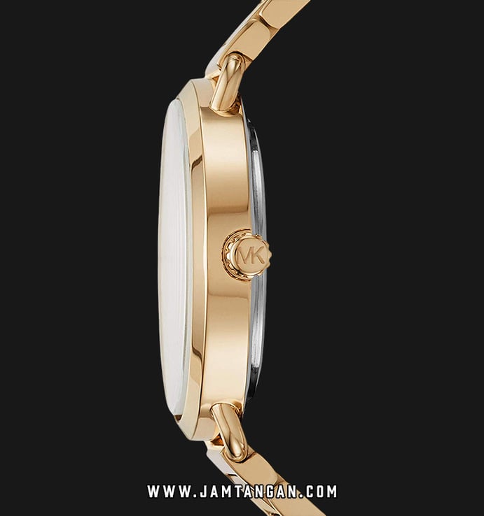 Michael Kors Portia MK3639 Gold Dial Gold Stainless Steel Strap