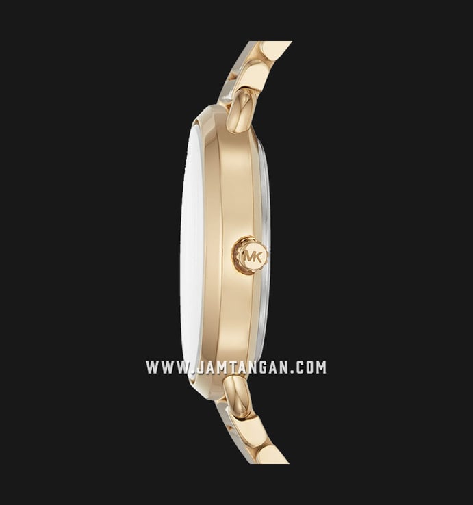 Michael Kors Portia MK3838 Gold Dial Gold Stainless Steel Strap