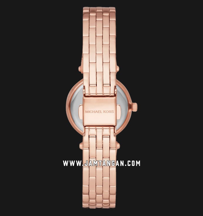 Michael Kors Darci MK4410 Diamond Accents Grey Dial Rose Gold Stainless Steel Strap