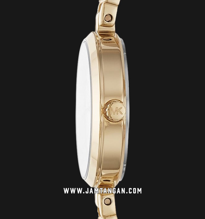 Michael Kors Jaryn MK4439 Mother Of Pearl Dial Gold Stainless Steel Strap