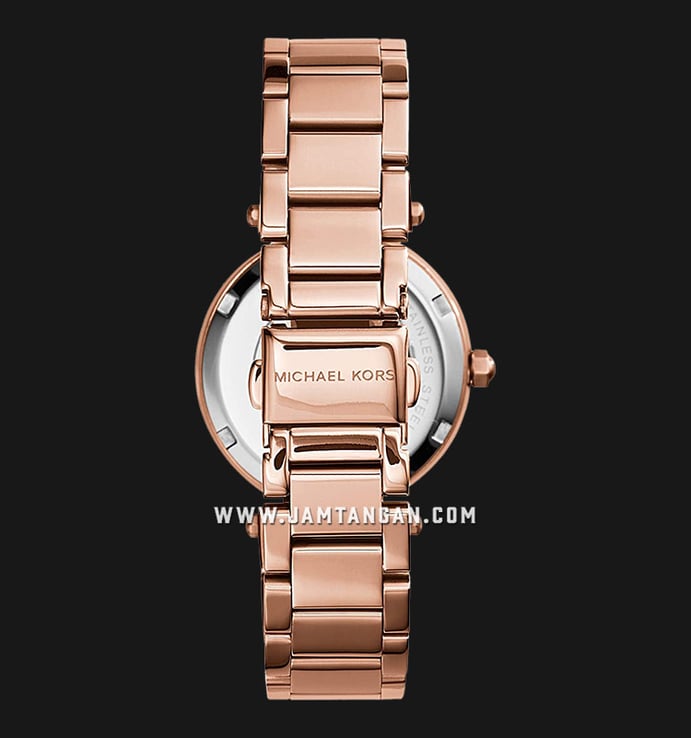 Michael Kors MK5616 Parker Pearl Dial Rose Gold Stainless Steel Strap