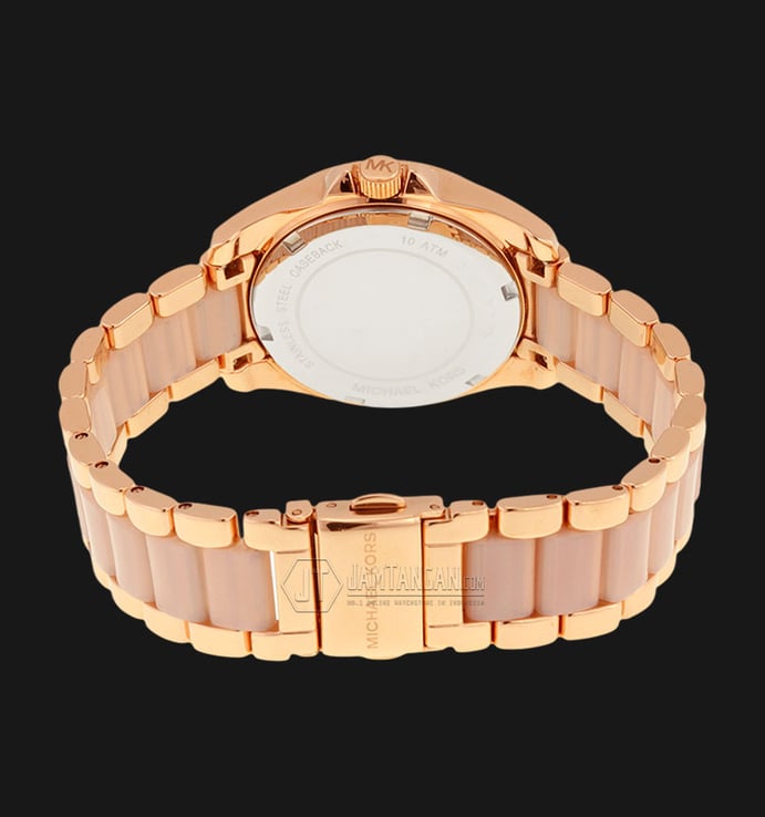 Michael Kors MK6175 Blair Chronograph Rose Gold Dial Rose-tone Bracelet Watch