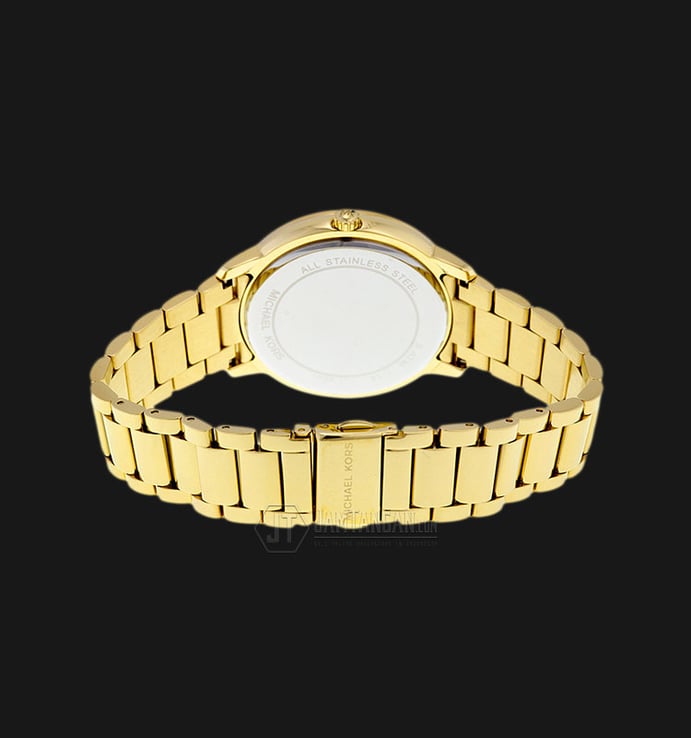 Michael Kors MK6287 Madelyn Champagne Dial Gold Stainless Steel Strap Watch