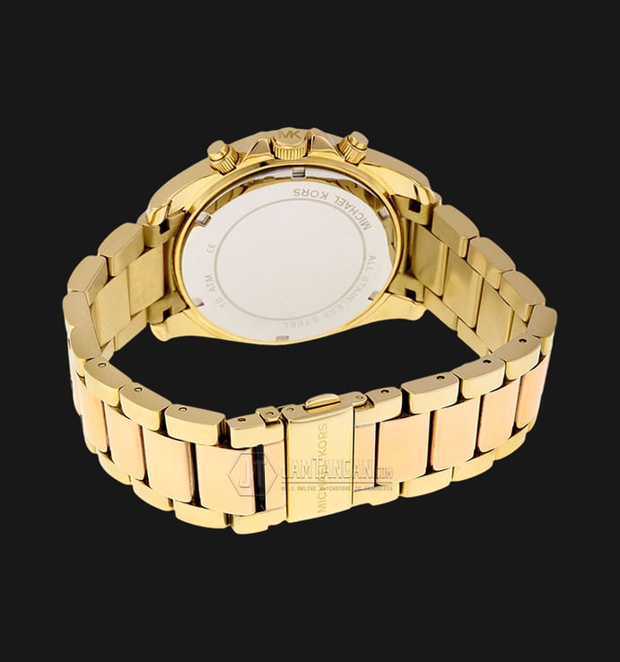 Michael Kors MK6316 Blair Chronograph Rose Gold Dial Gold-tone Bracelet Watch