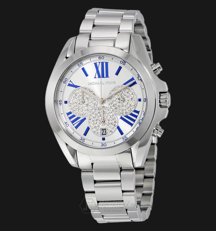 Michael Kors MK6320 Bradshaw Chronograph Silver Dial Stainless Bracelet Watch