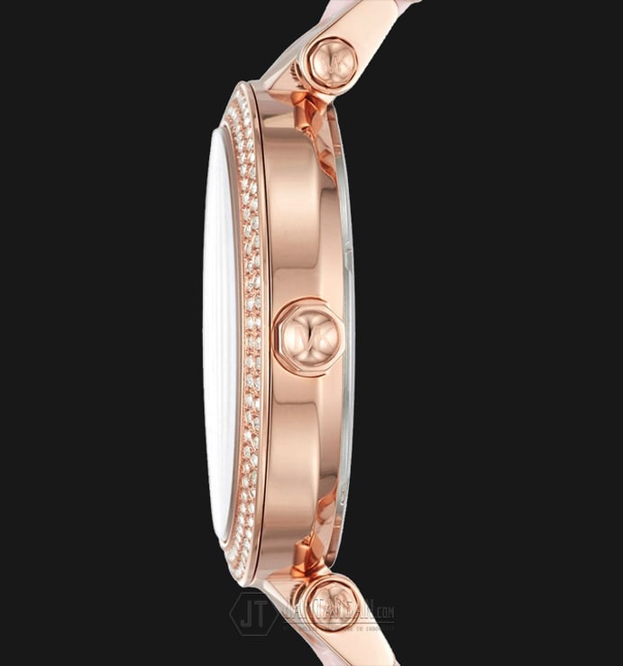 Michael Kors MK6402 Parker Rose Gold-Tone Pearl Dial Stainless Steel
