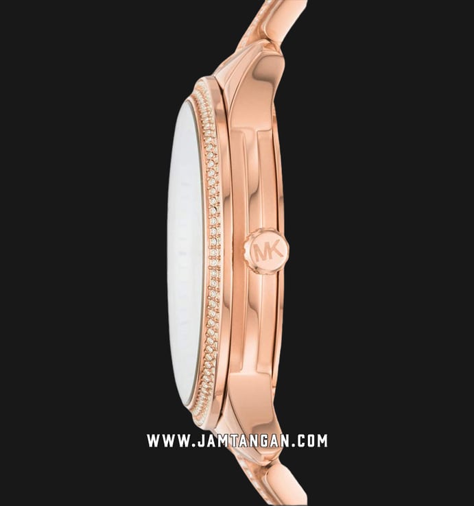 Michael Kors MK6614 Runway Rose Gold Dial Rose Gold Stainless Steel Strap