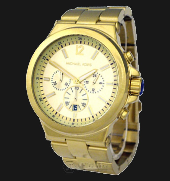 Michael Kors MK8278 JetSet Chronograph Gold Tone Stainless Steel Watch