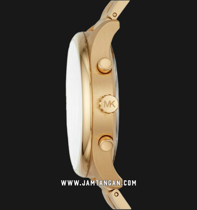 Michael Kors MK8638 Merrick Chronograph Gold Dial Gold Stainless Steel Strap
