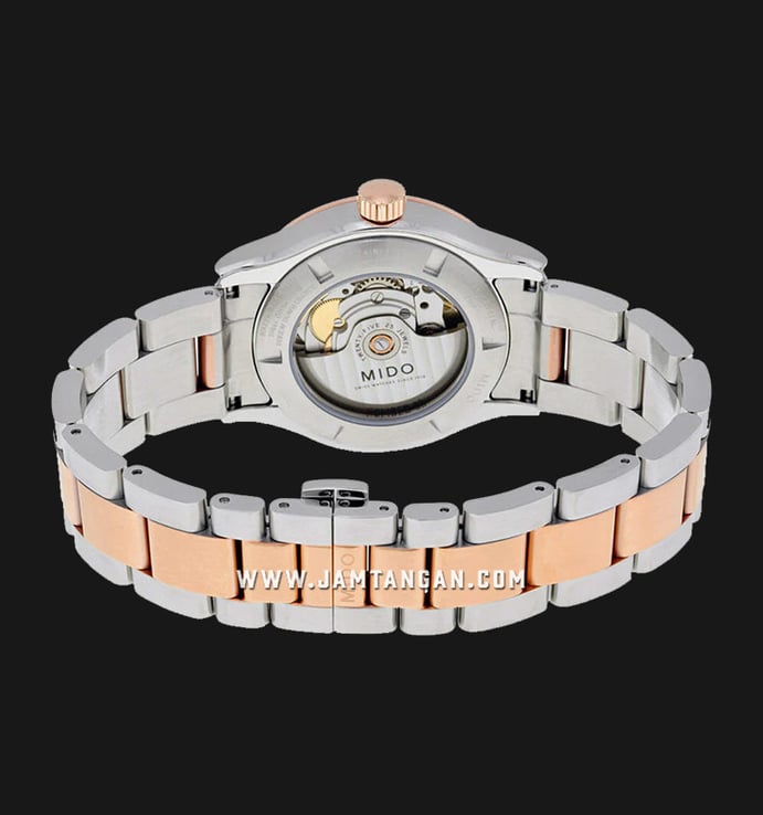 MIDO Multifort M005.830.22.031.80 Automatic Silver Dial Dual Tone Stainless Steel Strap