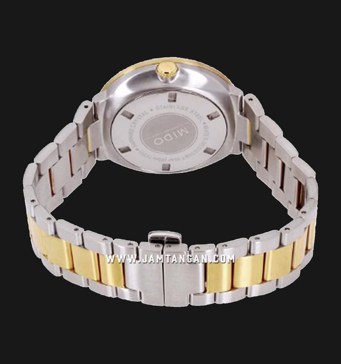 MIDO Commander M014.430.22.031.80 Datoday Automatic Silver Dial Dual Tone Stainless Steel Strap