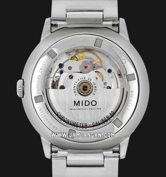MIDO Commander II M021.431.11.061.01 Chronometer Automatic Anthracite Dial Stainless Steel Strap