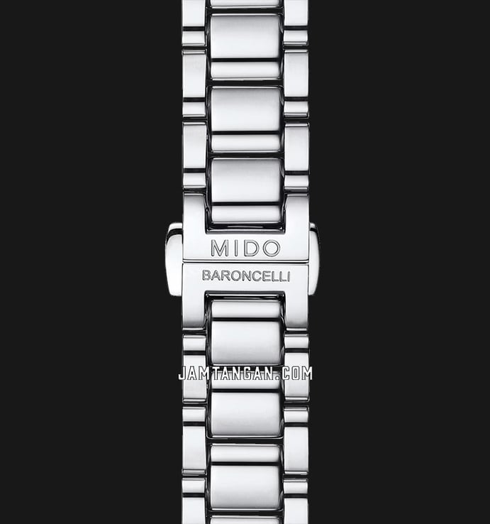 MIDO Baroncelli M022.210.11.036.00 Donna Silver Dial Stainless Steel Strap