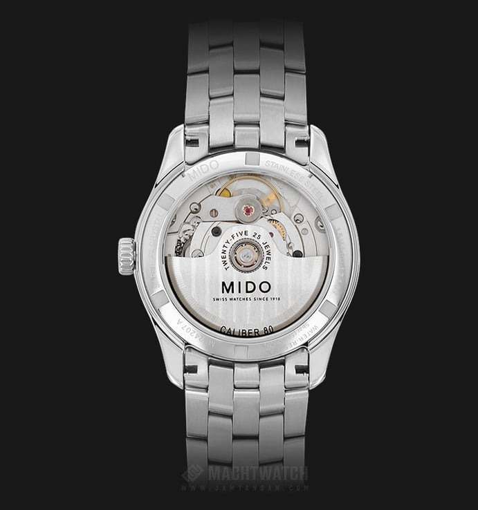MIDO Belluna II M024.207.11.031.00 Automatic Silver Dial Stainless Steel Strap