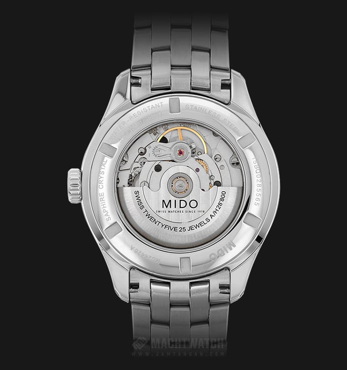 MIDO Belluna II M024.428.11.031.00 Automatic Silver Dial Stainless Steel Strap