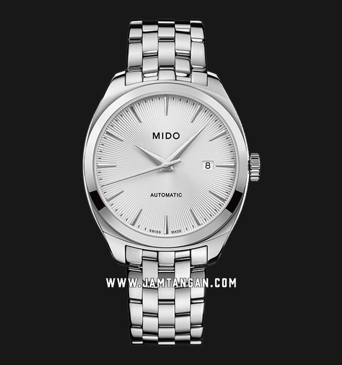 MIDO Belluna II M024.507.11.031.00 Royal Gent Silver Dial Stainless Steel Strap