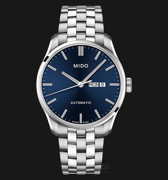 MIDO Belluna II M024.630.11.041.00 Automatic Blue Dial Stainless Steel Strap