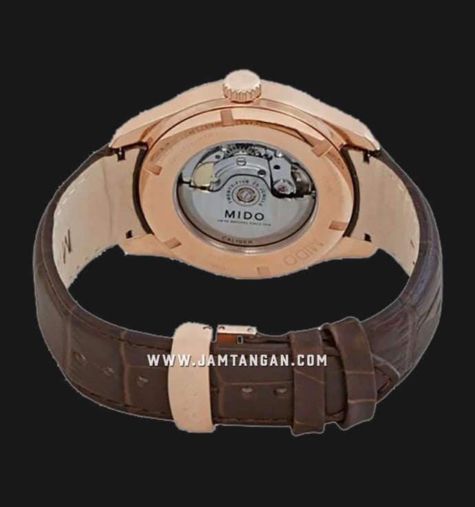 MIDO Belluna II M024.630.36.291.00 Automatic Brown Dial Brown Leather Strap