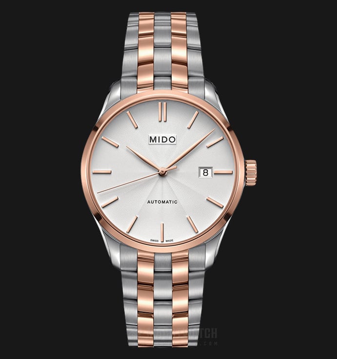 MIDO Belluna II M024.407.22.031.00 Automatic Silver Dial Dual Tone Stainless Steel Strap