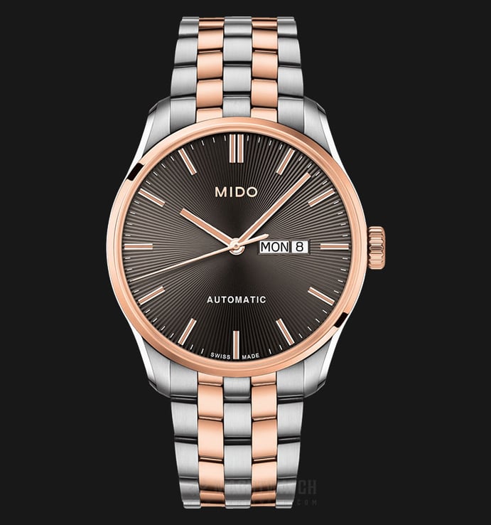 MIDO Belluna II M024.630.22.061.00 Automatic Anthracite Dial Dual Tone Stainless Steel Strap