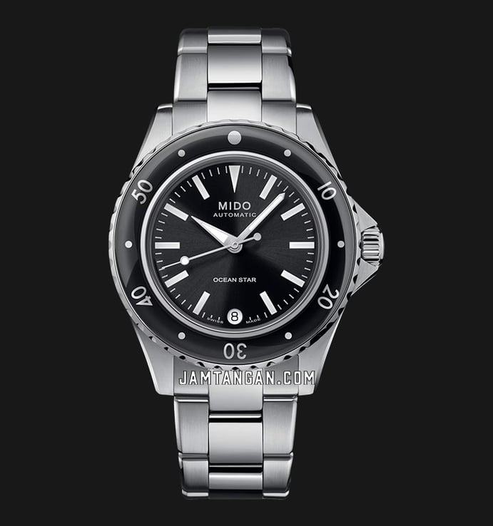 MIDO Ocean Star M026.207.11.051.00 Automatic Black Dial Stainless Steel Strap