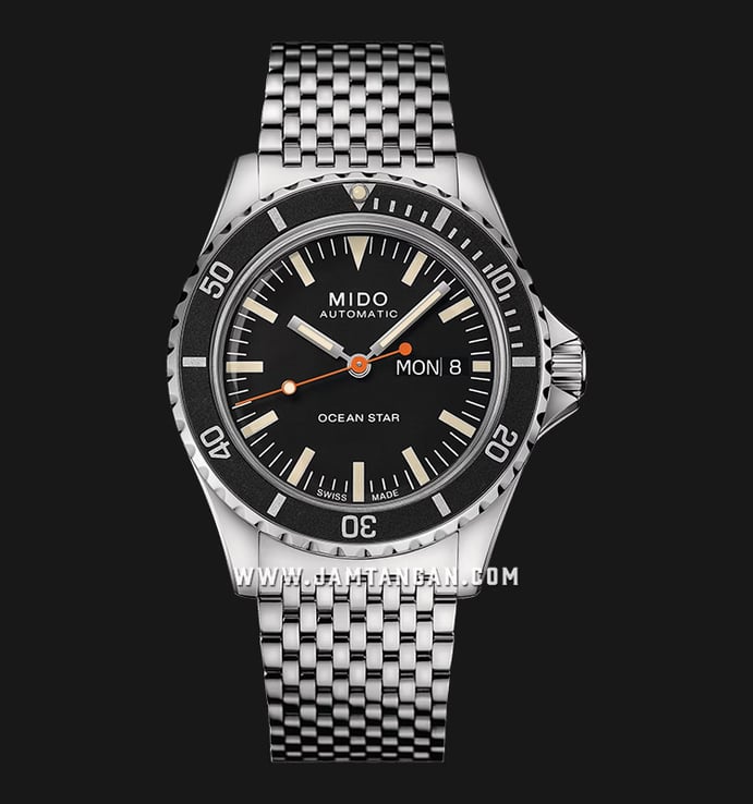 MIDO Ocean Star M026.830.11.051.00 Tribute 75th Anniversary Black Dial St. Steel SPECIAL EDITION