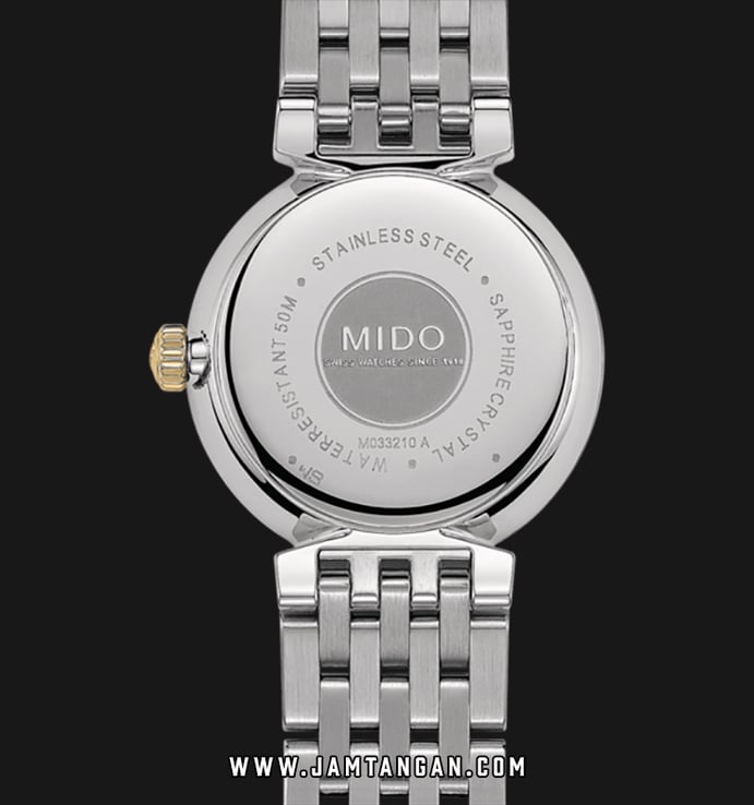 MIDO Dorada M033.210.22.031.00 Silver Dial Dual Tone Stainless Steel Strap