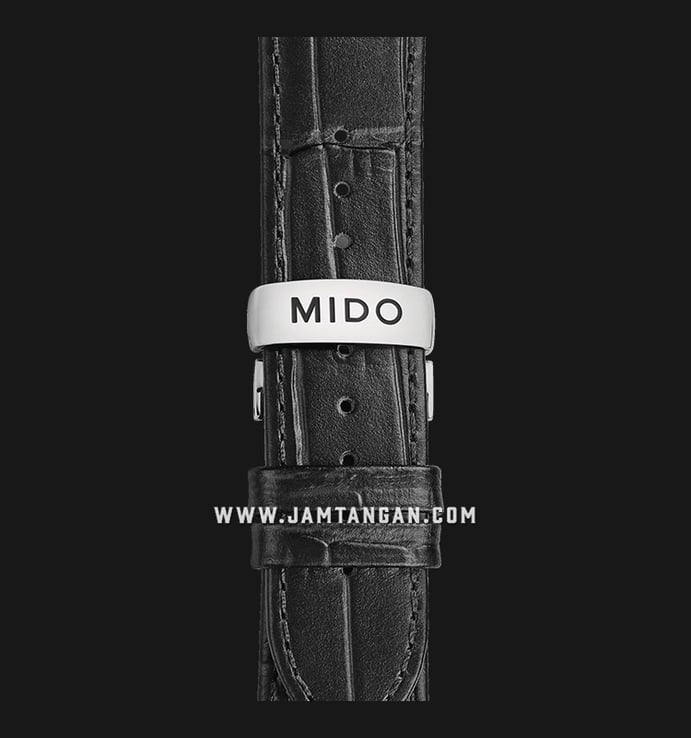 MIDO Baroncelli M037.407.16.261.00 20th Anniversary Ivory Dial Black Leather Strap LIMITED EDITION