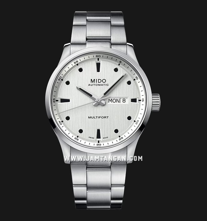 MIDO Multifort M M038.430.11.031.00 Automatic Silver Dial Stainless Steel Strap
