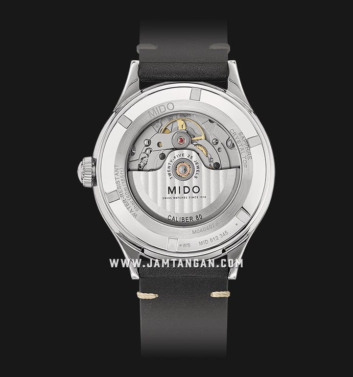 MIDO Multifort M040.407.16.060.00 Patrimony Automatic Anthracite Dial Black Leather Strap