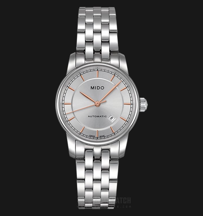 MIDO Baroncelli II M7600.4.10.1 Automatic Silver Dial Stainless Steel Strap