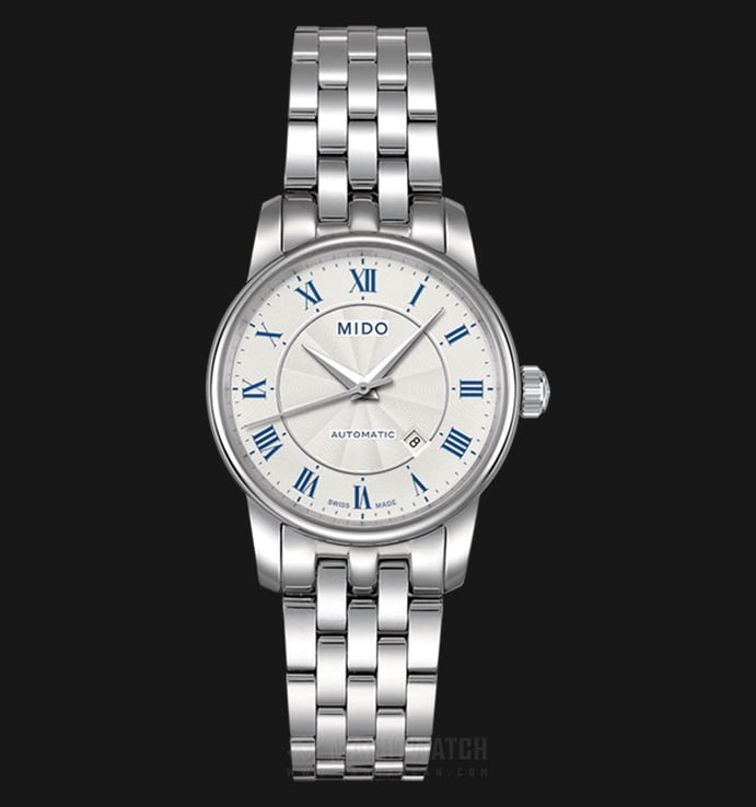 MIDO Baroncelli II M7600.4.21.1 Automatic Silver Dial Stainless Steel Strap