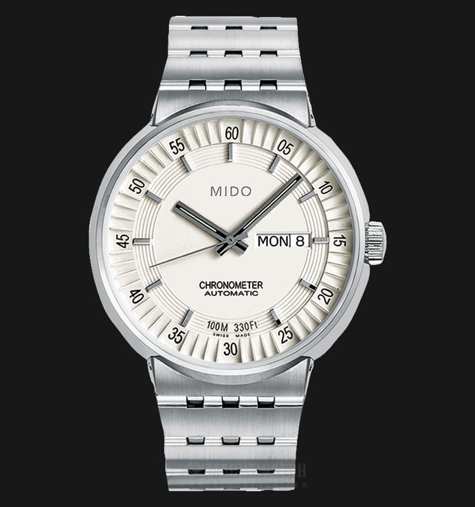 MIDO All Dial M8340.4.B1.11 Chronometer Automatic White Dial Stainless Steel Strap