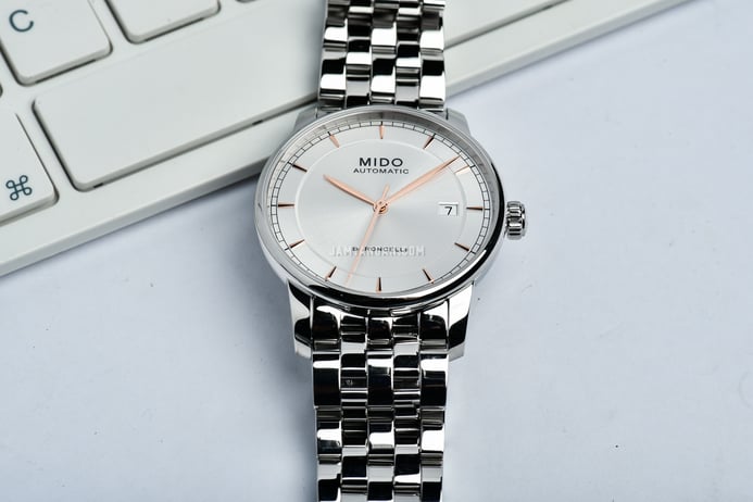 MIDO Baroncelli M8600.4.10.1 Automatic Silver Dial Stainless Steel Strap