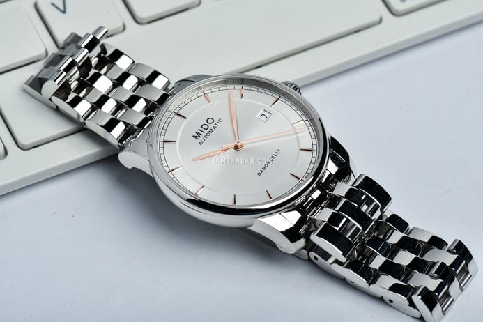 MIDO Baroncelli M8600.4.10.1 Automatic Silver Dial Stainless Steel Strap